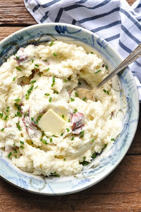 Skin On Mashed Red Potatoes - The Seasoned Mom