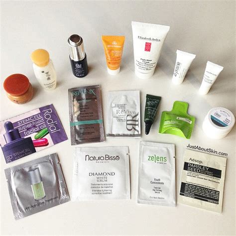 Skincare samples. FREE standard shipping. Receive a January Skincare Sample Set, free with any online merchandise purchase of >45 or more. 