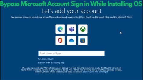 Skip “Sign in to your Microsoft account” in Windows 8.1 Setup