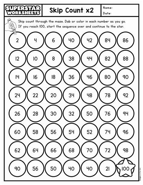 Skip Counting Worksheets Worksheets Library