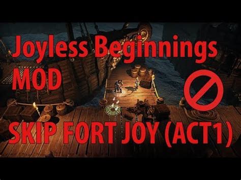 Jul 24, 2019 · Start in Fort Joy Mod Posted over 1 year ago; 109 downloads; You've played the game. You know the controls. Want to skip all the fluff and get right to the goods in your Divinity 2: Original Sin quest? Then this mod is awesome. It will skip you right to Fort Joy, skipping over the ship tutorial bits. . 