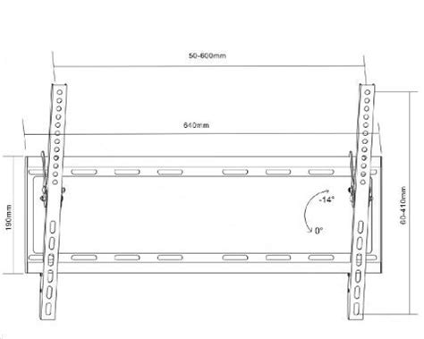 Sklopný držák na ploché Tv Fiber Mounts M6C05