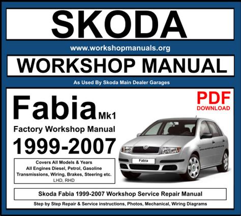 Skoda fabia 1 service manual elektronika. - Daihatsu terios j100 factory service repair manual.