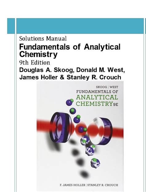 Skoog solutions manual in analytical chemistry titrations. - A new short textbook of orthopedics and traumatology new short.