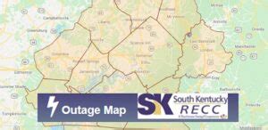 Skrecc outage map. At the peak of power outages from Friday’s blast of high winds, a little over 34,300 people across South Kentucky RECC’s coverage region were without power. ... Information from SKRECC noted ... 