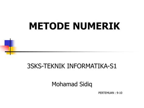 Sks Teknik Informatika
