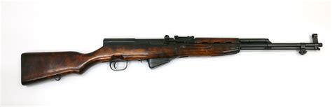Wikipedia: The SKS self-loading carbine is a semi-automatic rifle designed by Soviet small arms designer Sergei Gavrilovich Simonov in 1945.The SKS was first.... 