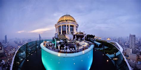 Octave Rooftop Lounge & Bar. Octave Rooftop Lounge and Bar is located on the 45th to the 49th floor of the Bangkok Marriott Hotel Sukhumvit. Rising above the trendiest uptown district of Thonglor, this 4-story lounge and bar brings the sounds, sights and skyline of the picturesque 360-degree Bangkok cityscape to life.