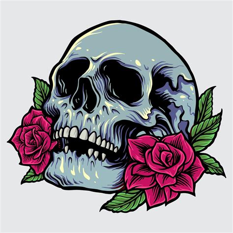 Skull and roses. Skull tattoos are very versatile tattoo designs, and a popular skull tattoo design incorporates both skulls and roses. Because skulls and roses evoke very different emotions, it’s not uncommon for skull and rose tattoo meanings to be misinterpreted. The most common skull and rose tattoo meaning accommodates the most popular meanings … 
