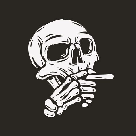 Skull smoking. Skull. Smoking kills - Skull - 3D model by PODWOH 