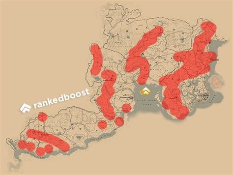 All Dinosaur Bones locations - RDR2; All Treasure Map Locations and solutions - RDR2; Rank 6 - Skin 5 Raccoons, 5 Skunks and 5 Foxes. Simply head to Beecher's Hope and have a good hunt around for these creatures - you'll find them at this location in abundance. Rank 7 - Skin 5 Elk and 5 Bighorn Sheep.