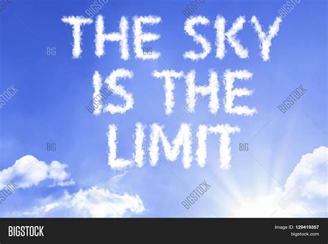 Sky Limit Cloud Word Image & Photo (Free Trial) Bigstock