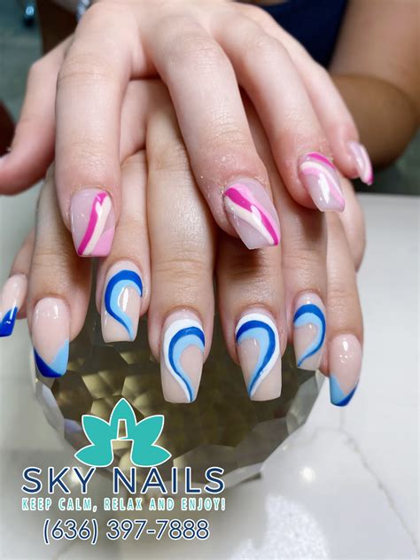 Sky Nails, Maywood +17083459225; sky-nails-il-3.hub.biz; This merchant doesn't have any deals and is not affiliated with Groupon. Please contact them directly for services. Is this your business? About Sky Nails. Find the very best nail care solutions for both your fingernails and toenails at this trendy nail salon. This salon will help you ...