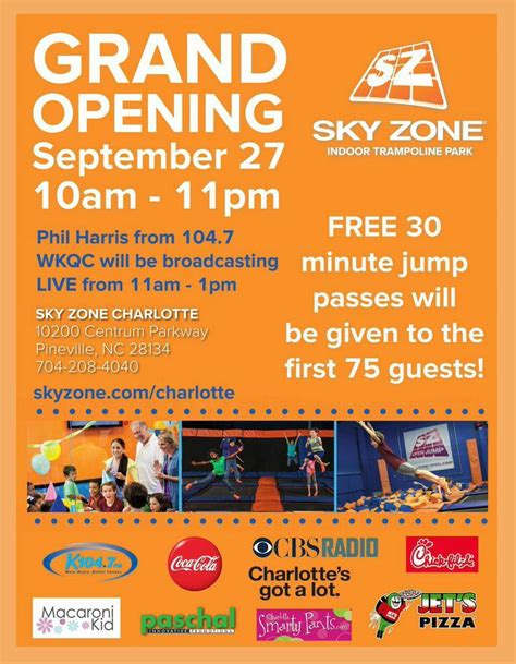 Sky zone promo code. 24% Off. $22.09 with promo 20 hours left. Extra $3.9 off. Promo Code . Ends 4/30. Apply. Over 150 views today, so act now! See Dates. Applicable taxes and fees will be calculated and applied at checkout. 