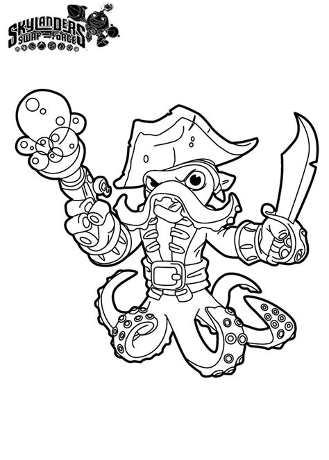 Skylander Coloring Sheets