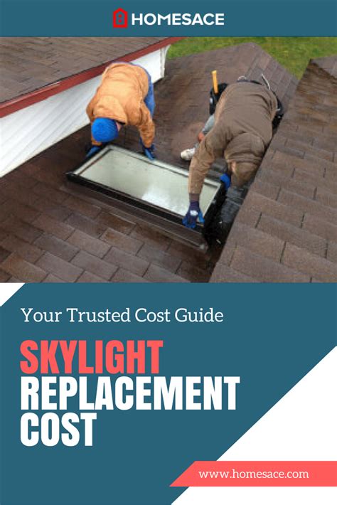 Skylight replacement cost. The cost to repair a skylight ranges from $420 to $1,365, with homeowners paying $892 on average. However, the exact costs can be as little as $50 and as high as $3,200, depending on the type of skylight, accessibility, the type of repairs, and the need for repairs or parts replacements. We love skylights. Also known as roof windows, they are ... 