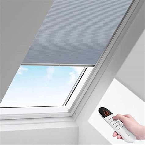 Skylight shades motorized. Blinds.com Motorized Skylight Blackout Shades block light from skylights & add a high insulation factor for hard to reach ceiling windows. Get free samples. 
