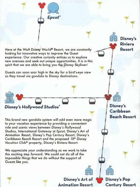 Skyliner Map at Disney - Resorts Gal