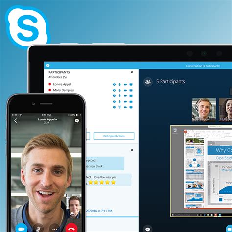 Skype with skype for business. These applications are similar, but not identical. Skype is great for home and works well for very small organizations. If you want to use Skype at work, you have two options—either use the same Skype that you use at home or use Skype for Business. Skype for Business is great for larger organizations and lets you add a lot more people to ... 