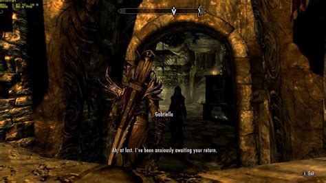When you return from completing the Breaching Security contract, Gabriella will inform you that there was an incident with Cicero and directs you to discuss it with Astrid. Astrid reveals that Cicero attempted to murder her and the other members of the Dark Brotherhood, grievously wounding Veezara in the process. . 