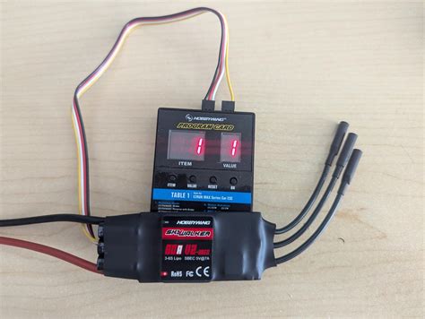 Skywalker esc programming.  Mit dem Sender order der optionalen LED Programmed the Skywalker...