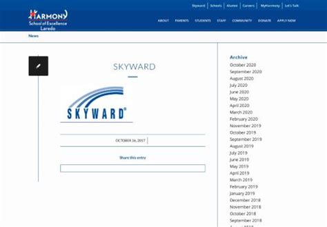 Skyward harmony login. Why Work AtHarmony. HPS is a highly recognized and award-winning charter school that hires top quality teachers, administrators, and other professionals. Texas Born. Texas … 