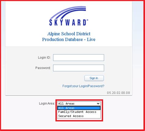 Skyward Family/Student Access (opens in new window/tab)