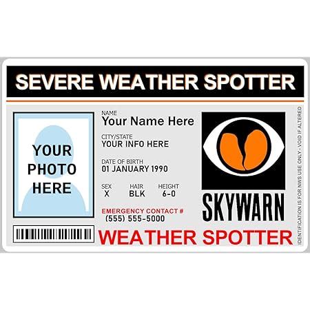 by SKYWARN® spotters, coupled with Doppler radar technology, improved satellite and other data, has enabled the NWS to issue more timely and accurate warnings for tornadoes, ... 15. Will I get an official ID, Certificate, or spotter number? The Paducah NWS office assigns spotter IDs or numbers for individual counties but not for individual .... 