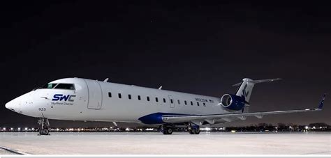 Skywest charter. As of December 31, 2023, SkyWest leased 35 CRJ700s and five CRJ900s to third parties and had 16 CRJ200s that are ready for service under SkyWest Charter (“SWC”) operations (these aircraft are ... 