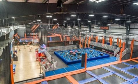 Jump into Sky Zone - the world's first all-walled tr
