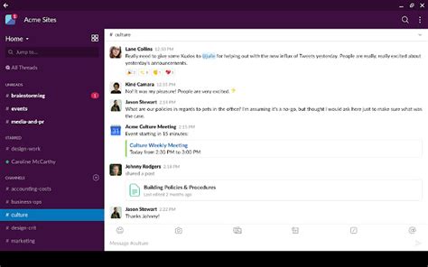 Use Coda for Slack to: Bring Slack messages into Coda documents. Customize templates for imported messages in Coda. Request updates in Slack with custom reminders and notifications. 3. Create deadline-driven channels with Dash. Dash is a new kind of Slack app designed for handling time-sensitive projects in special channels.. 