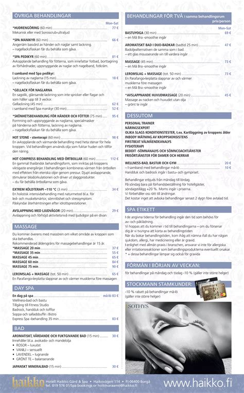 Slaggprodukter efter massage