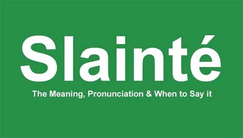 Slainte meaning. Things To Know About Slainte meaning. 