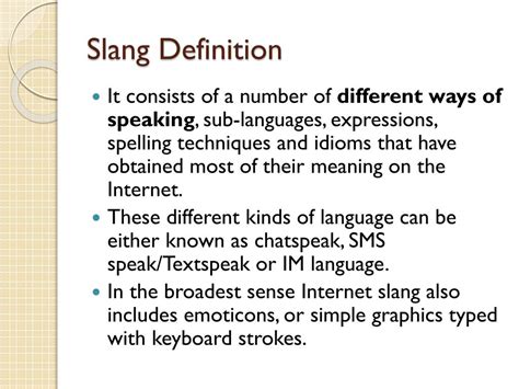 Slang Define