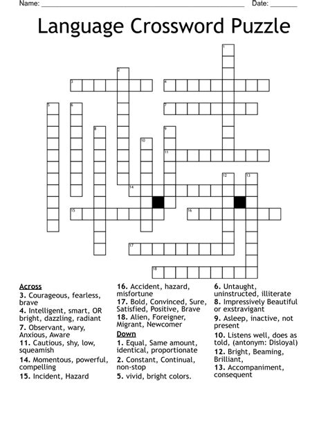 Slanguage crossword clue. Things To Know About Slanguage crossword clue. 