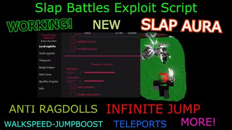 Slap battles exploits. The Rules and Guidelines. The Rules and Guidelines was last changed on October 20, 2023. By doing anything on the Slap Battles Wiki, you agree to follow the Rules and Guidelines. Otherwise, you will be met with consequences such as blocks, or maybe permanent bans. TL:DR; use common sense! 
