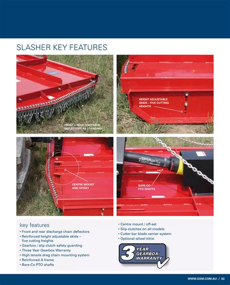 Slashers for sale ballarat.  Featuring adjustable skids, multiple cutting...