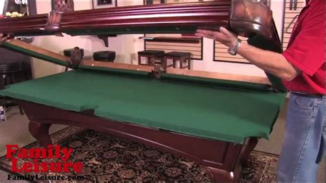 Slate pool table installation side rails - Pool Table