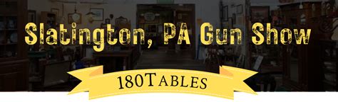 Slatington gun show. Sat, Sep 14th - Sun, Sep 15th, 2024. The National Gun Day & JAG Military Show will be held next on Sep 14th-15th, 2024 with additional shows on Sep 27th-28th, 2025, in Louisville, KY. This Louisville gun show is held at Kentucky Fair & Expo and hosted by National Gun Day Promotions. All federal and local firearm laws and ordinances must be ... 