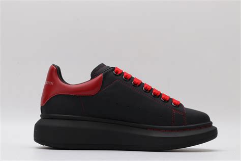 Slay with Style: Black and Red Alexander McQueen Shoes