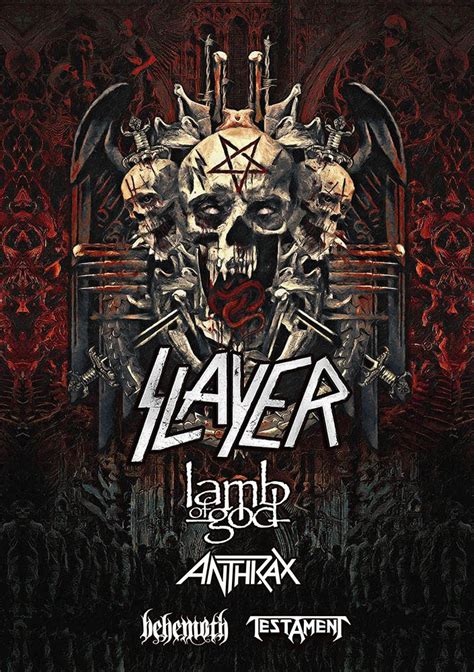 Slayer, Anthrax & Death Angel touring, playing Rock Allegiance …