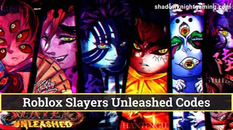 Slayers Unleashed Roblox Codes: Free Rerolls and XP Boosts …