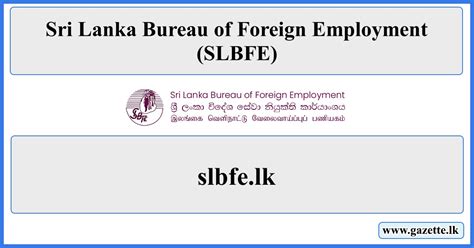 Slbfe registration online sri lanka.  When accessing the SLBFEservices online...