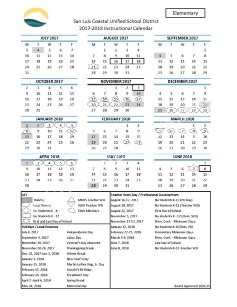 Slcusd Calendar Customize and Print