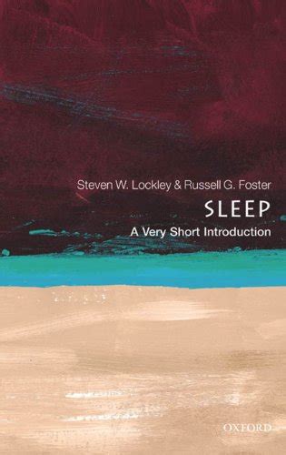 Sleep A Very Short Introduction Very Short Introd