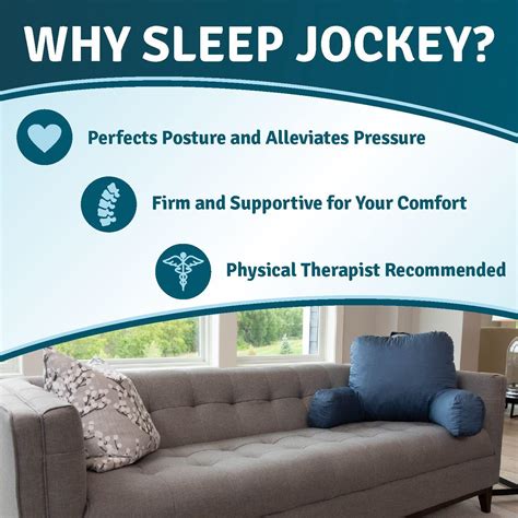 Sleep Jockey Bed Reading Pillow - Desk Jockey LLC