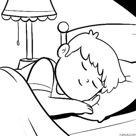 Sleeping Coloring Pages