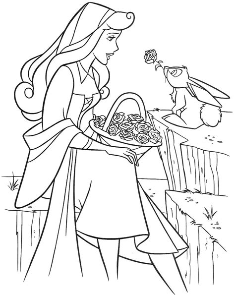 Disney’s 1959 animated film Sleeping Beauty tells the story of Princess Aurora who was put to sleep by a spell and eventually woke up with a kiss from the prince. Here are some free printable Sleeping Beauty coloring pages. Click here for Aurora coloring pages, and click here for maleficent coloring pages. Aurora Dancing with Prince Phillip.. 