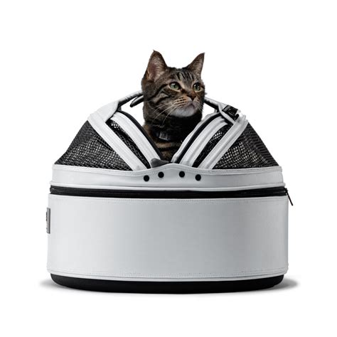 Sleepypod - The Sleepypod can safely hold cats up to 15 pounds or dogs up to 13 pounds, and will quickly become something they don’t only love traveling in, but want to sleep in while they’re at home, too! Subject to a 20% restocking fee if returned. Write an online review and share your thoughts with others. I have two large cats (16# and 18#).