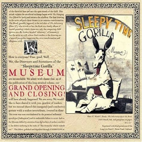 Sleepytime gorilla museum. Sleepytime Gorilla Museum releases their single "Burn Into Light" from their 4th studio album Sleepytime Gorilla Museum Of The Last Human Being due to be … 